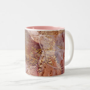 Caneca De Café Em Dois Tons Galáxia-padrão-abstrato, Mug de café com dois t