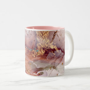 Caneca De Café Em Dois Tons Galáxia-padrão-abstrato, Mug de café com dois t
