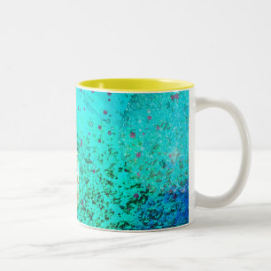 Caneca De Café Em Dois Tons Galáxia-padrão-abstrato, Mug de café com dois t