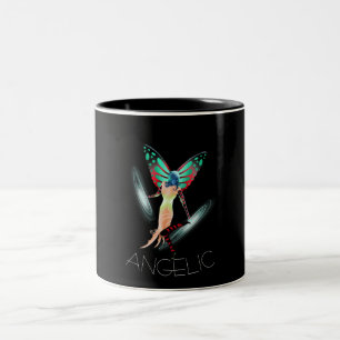 Caneca De Café Em Dois Tons Galaxy Angel Space
