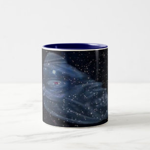 Caneca De Café Em Dois Tons Galaxy Monster Mug