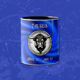Caneca De Café Em Dois Tons Galaxy Taurus Mug