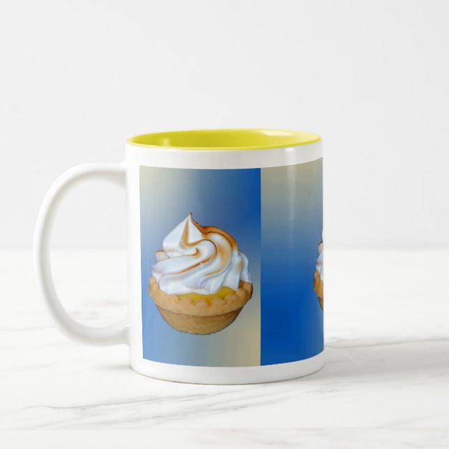 Caneca De Café Em Dois Tons Galdéria Tryptich do limão (Esquerda)