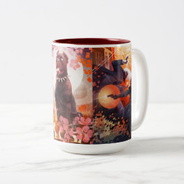 Caneca De Café Em Dois Tons Galen Dara Art cang