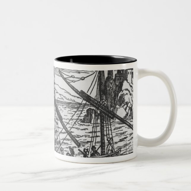 Caneca De Café Em Dois Tons Galera francesa (Direita)