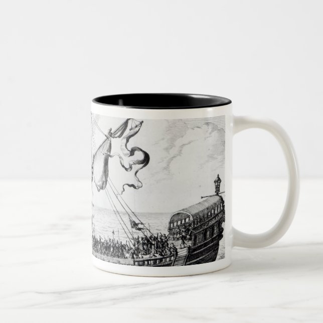 Caneca De Café Em Dois Tons Galeras de Barbary (Direita)