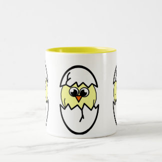 Caneca De Café Em Dois Tons Galinha Hatching