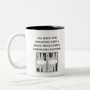 Caneca De Café Em Dois Tons gamão