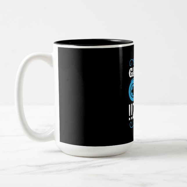 Caneca De Café Em Dois Tons Gamer Gift Gaming Zone (Esquerda)