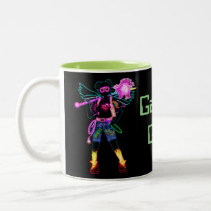 Caneca De Café Em Dois Tons Gamer Girl Mug