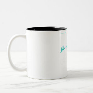 Caneca De Café Em Dois Tons Ganhos de eterno: Eu Sei Que Levanto Como Um Velho