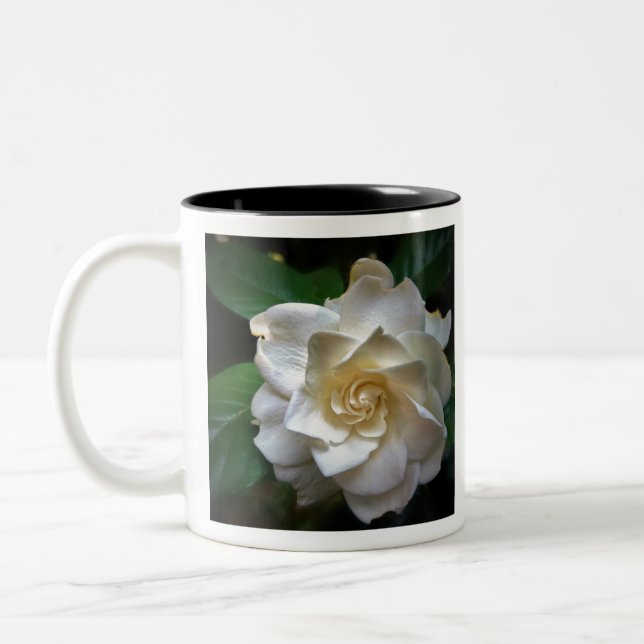 Caneca De Café Em Dois Tons Gardenia branco (Esquerda)