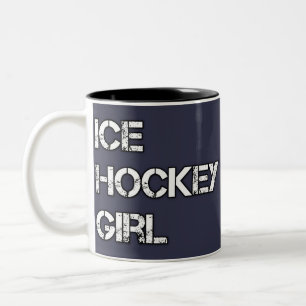 Caneca De Café Em Dois Tons Garota de gelo