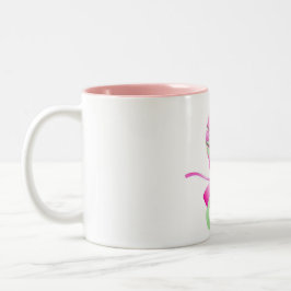 Caneca De Café Em Dois Tons Garota Doce Dando Mug