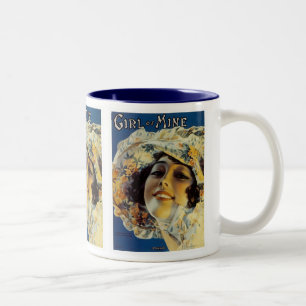 Caneca De Café Em Dois Tons Garota minha