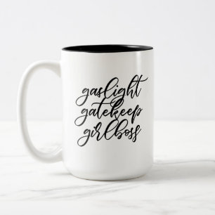 Caneca De Café Em Dois Tons Gaslight, Gatehold, Girlchefe Cup