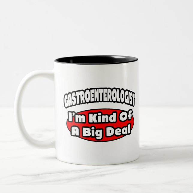 Caneca De Café Em Dois Tons Gastroenterologista...Grande negócio (Esquerda)