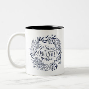 Caneca De Café Em Dois Tons Gatehold Gaslight Girlchefe