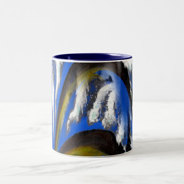 Caneca De Café Em Dois Tons Gateway para a Eternidade (Centro)