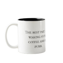 Gato de Flauffy Bonito na Taça do Café - Design de