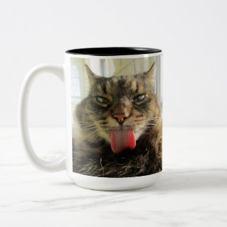 Caneca De Café Em Dois Tons Gato Gatinho de Maine Coon
