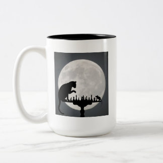 Caneca De Café Em Dois Tons Gato Gato Gato Gato
