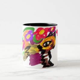 Caneca De Café Em Dois Tons Gato Laranja Fique bom
