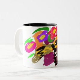 Caneca De Café Em Dois Tons Gato Laranja Fique bom