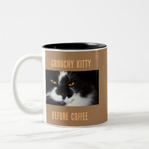 Caneca De Café Em Dois Tons Gato Puma