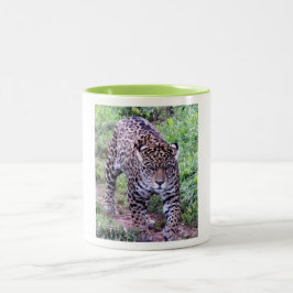 Caneca De Café Em Dois Tons Gatos Jaguar Safari Destino Natureza