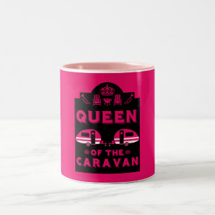 Caneca De Café Em Dois Tons Gay da Rainha da Caravana