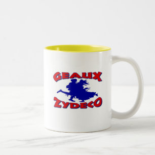 Caneca De Café Em Dois Tons Geaux Zydeco