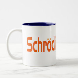 Caneca De Café Em Dois Tons Geek de Schrodinger