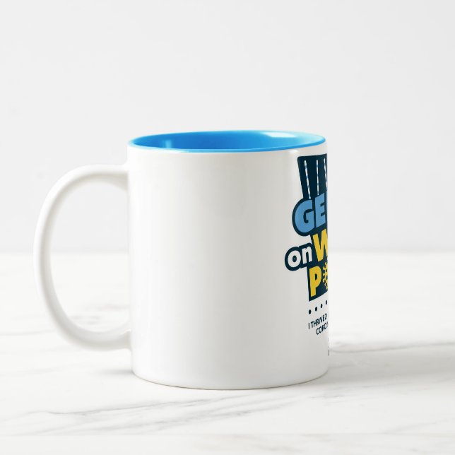 Caneca De Café Em Dois Tons Geek Fora nas Coffee Mug (Esquerda)