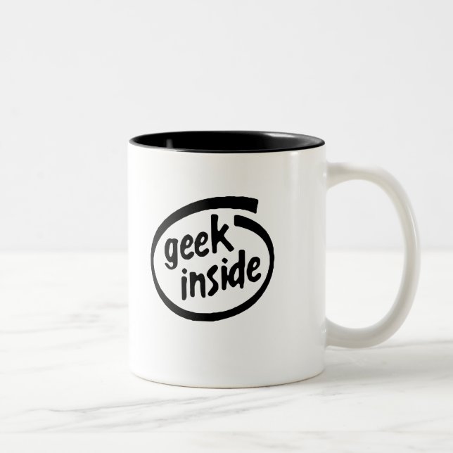CANECA DE CAFÉ EM DOIS TONS GEEK PARA DENTRO (Direita)
