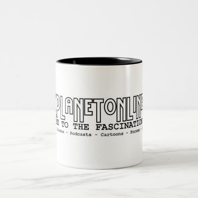 Caneca De Café Em Dois Tons Geekplanetonline (Centro)