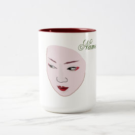 Caneca De Café Em Dois Tons Geisha