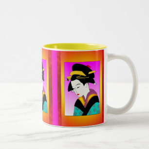Caneca De Café Em Dois Tons Geisha Mug