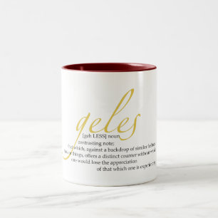 Caneca De Café Em Dois Tons Geles