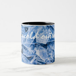 Caneca De Café Em Dois Tons Gelo