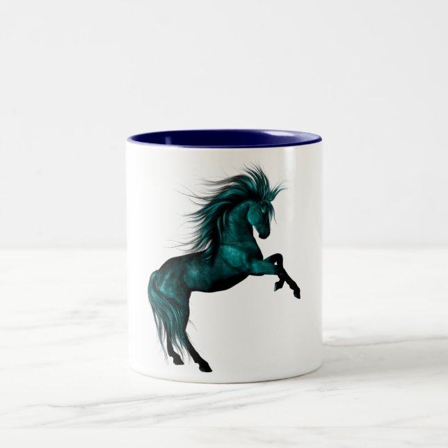 Caneca De Café Em Dois Tons Gelo azul (Centro)