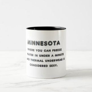 Caneca De Café Em Dois Tons Gelo de Minnesota