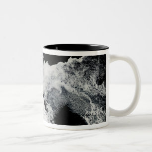 Caneca De Café Em Dois Tons Gelo marinho no oceano do sul