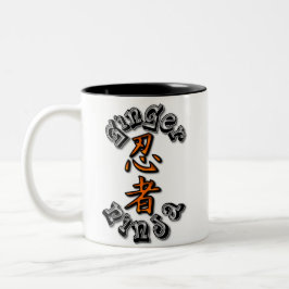 Caneca De Café Em Dois Tons Gengibre Ninja