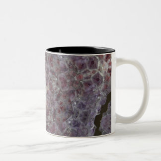 Caneca De Café Em Dois Tons Geode Amethyst da estrela