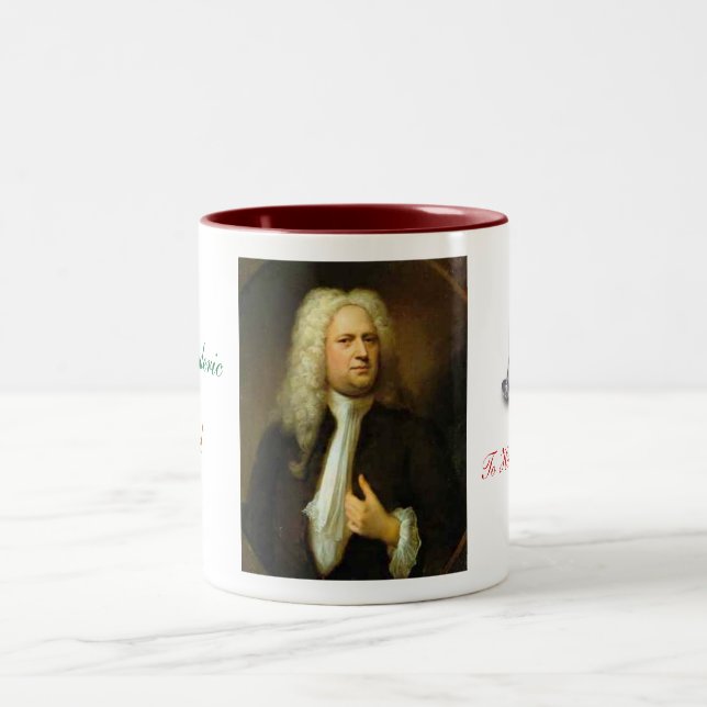Caneca De Café Em Dois Tons Georg Frideric Hndel (Centro)