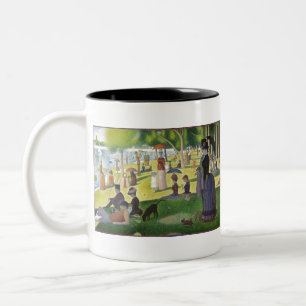 Caneca De Café Em Dois Tons George Seurat Domingo La Grande Jatte Famous