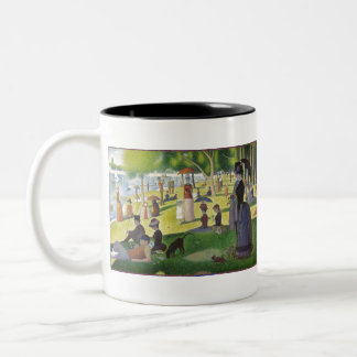 Caneca De Café Em Dois Tons George Seurat Domingo La Grande Jatte Famous