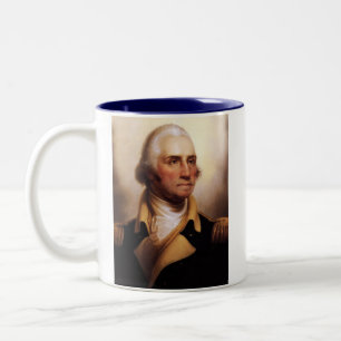 Caneca De Café Em Dois Tons George Washington Iowa Tea Party Mug