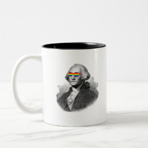 Caneca De Café Em Dois Tons George Washington Pride
